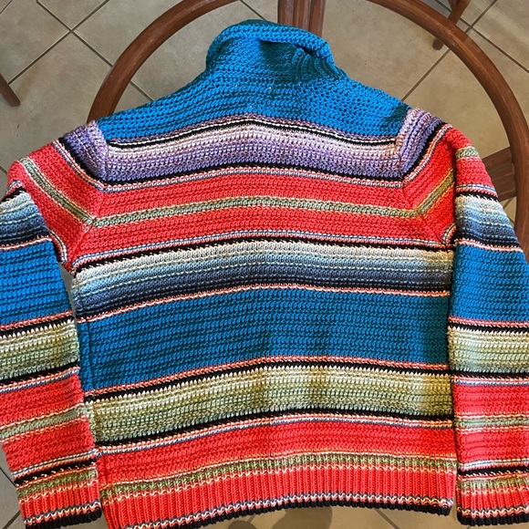 Ralph Lauren Denim and Supply Cotton and Linen Cardigan excellent comfy colorful - Picture 2 of 12